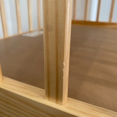 カトージ KATOJI ハイシート ミニ ベビーベッド(ナチュラル)の画像