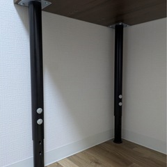 ニトリ ワークデスク 幅118cm 高さ調節可能脚付き（PCデスク） の画像