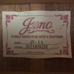 63.Juno ジュノ アコースティックギター JN-1Sの画像