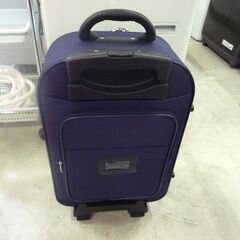 スーツケース キャリーバッグ 旅行 BON VOYAGE ブルー キャスター付き 51cm×37cm×25cm 中古 札幌市東区 新道東店の画像