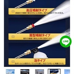 新品　高圧洗浄機　　バッテリー付きの画像
