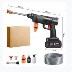 新品　高圧洗浄機　　バッテリー付きの画像