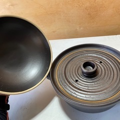 炊飯鍋二重蓋8号　和みの炊飯鍋　鍋　白米　ご飯用　3号炊き　3〜4人用の画像