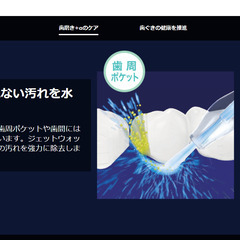 パナソニック 口腔洗浄器 ジェットウォッシャー ドルツ 白 EW-DJ74-Wの画像
