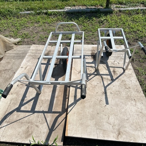 園芸コンテナカー2台　ロング　ミニコンテナカー引