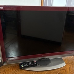 SHARP 亀山モデルの液晶テレビ32型　配送相談