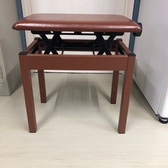 ⭐︎ピアノ椅子(明るい茶色) メーカー不明　no.2560