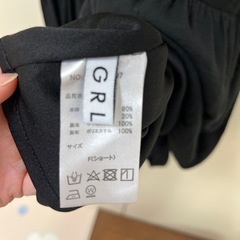 GRLの黒ワンピース　Fサイズの画像