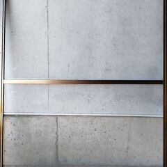 【中古】茶色の網戸　1枚の画像