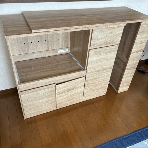 伸長式テーブル付き　キッチン収納 RASIK 直接引取り　仙台市