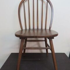 14-2　未使用/新品　在庫２脚　ダイニングチェア 天然木 北欧　 ウィンザーチェア ファンバック ダイニング リビングチェア 木製 チェア 椅子 食卓 英国の画像