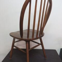 14-2　未使用/新品　在庫２脚　ダイニングチェア 天然木 北欧　 ウィンザーチェア ファンバック ダイニング リビングチェア 木製 チェア 椅子 食卓 英国の画像