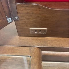 一面鏡ドレッサー　シンプル　昭和レトロ　ヴィンテージの画像