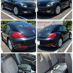 👍H25 フォルクスワーゲン ザ•ビートル‼️ デザイン ターボ👏実走行91,300km 🤩⭐️車検令和8年2月 👌純正TVナビ/ETC/Bluetooth/HIDオートライト👌ワンオーナー👌記録簿多数あり👌修復歴無し❗️大人気😍 室内綺麗な禁煙車‼️即渡しそのまま乗って帰れますの画像