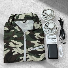 新品　大人気 空調服 ベスト バッテリー付き ファン付き 半袖 ...