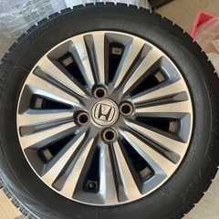 【USED】ホンダ純正 14 x 4.5J 45 4H アルミホイール4本セット(タイヤ付き) BLIZZAK VRX ‘18 155/65R14の画像