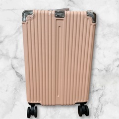 新品　キャリーケース 機内持ち込み 大容量 軽量 スーツケース 1〜3泊 ピンク Sの画像