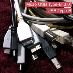  【USED】USBケーブル TYPE-B多めセット パソコンか...