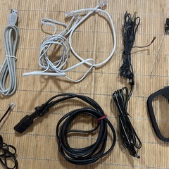 【あげます】LANケーブル・コード等ジャンク品各種の画像
