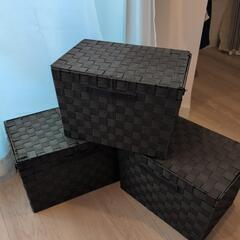 ファブリックボックス x3