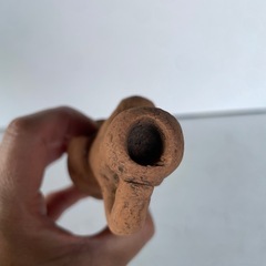 陶器のはにわ　水汲みの女性の画像