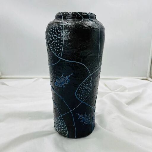 現代陶芸　壺　オブジェ 窯変大壺（ようへんおおつぼ） Woodfired jar 7月は東京で個展を