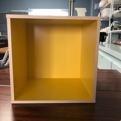 ⭐︎新品未使用品⭐︎キューブボックス1個売り　組立出品　イエロー　no.2561の画像