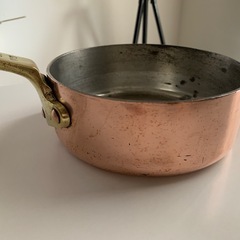 フランスアンティーク　18cm 銅　片手鍋の画像