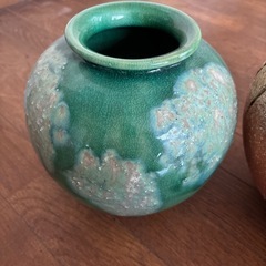  陶器 焼き物 壺 花瓶 古物 アンティークの画像