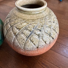  陶器 焼き物 壺 花瓶 古物 アンティークの画像