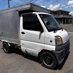 三菱　軽バン　軽貨物　軽トラ　箱バン　コンテナ　物置　軽アルミバンの画像