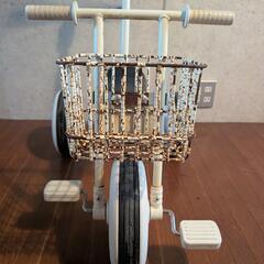 無印良品 三輪車　舵取り棒付きの画像
