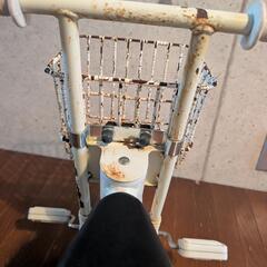 無印良品 三輪車　舵取り棒付きの画像