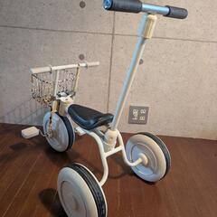 無印良品 三輪車　舵取り棒付きの画像
