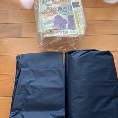 レインウェア紺上下Ｌの画像
