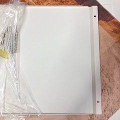 【半額】未使用品 磁石がくっつく 無印良品の金属製パネル(小)の画像