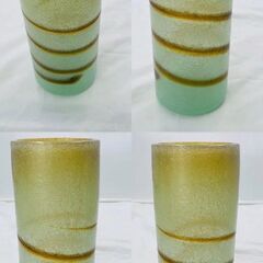 【❗️✨一点物✨❗️】琉球ガラス✨ 花器🌺フラワーベース 泡入り🫧 美品 インテリア雑貨✨ 沖縄工芸❗️の画像