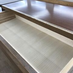 ★リユースのサカイ春日部店★KJ10499  タンス 茶色 H138×W106×D47 クリーニング済みの画像
