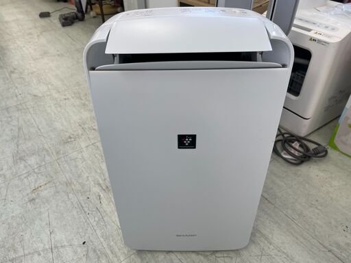 2021年製　シャープ衣類乾燥機 除湿機 冷風扇 10L / プラズマクラスター 7000 スタンダード 11畳 / ホワイト CM-