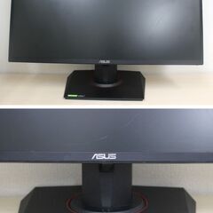 ≪ZS493ジ≫通電OK ASUS/エイエース VG258QR ゲーミングモニター/ディスプレイ パソコン周辺機器 電源ケーブル付属 現状品の画像