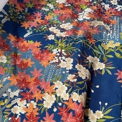 着物　2点まとめ売り　ブルー　ブラック　　の画像