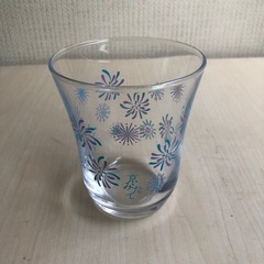 京みたて　ガラス製のコップ