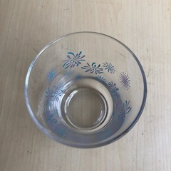 京みたて　ガラス製のコップの画像