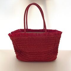 【新品未使用品】H＆M　カゴバッグ　かごバッグの画像