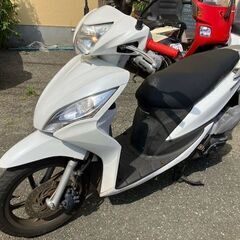 実働　ディオＤｉｏ110 　JF31 ホワイト　社外マフラー　シート張替え新品グリップ新品 ２１９００ＫＭの画像