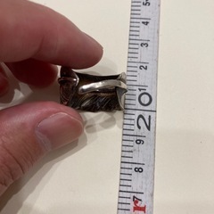 フェザーリング　サイズ約　内径20mm 幅14mmの画像