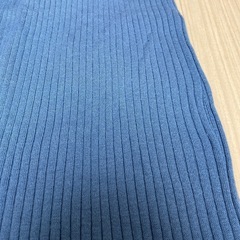 BEAMS 水色リブワンピースの画像