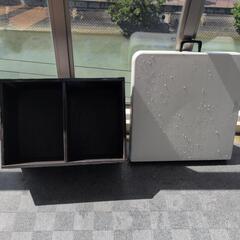 無料！折りたたみ作業用テーブル＆作業台一式の画像