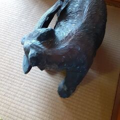 熊　置物の画像