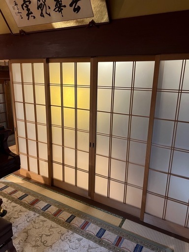 引き取り限定　建具8枚セット/古民家/ガラス戸/和室建具
